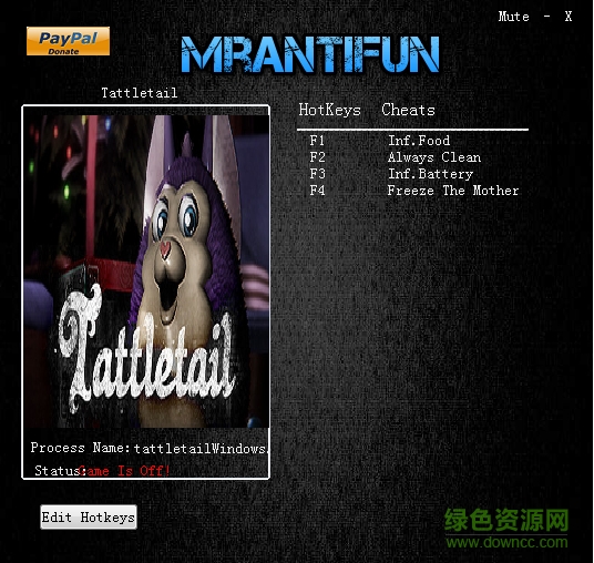 Tattletail 1.04四項修改器 MrAntiFun版 0