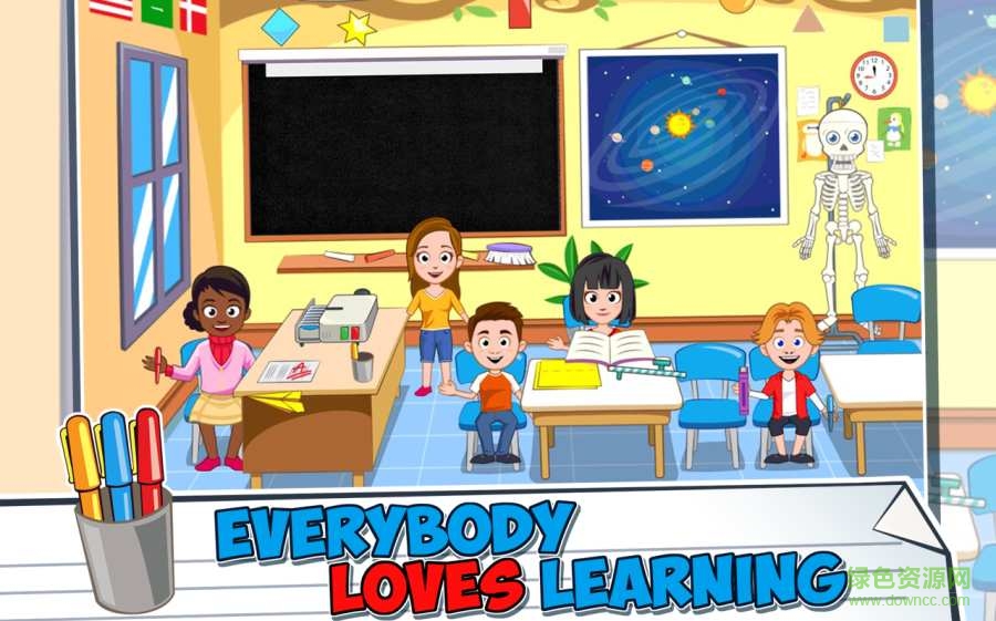 我的小鎮(zhèn)校園My Town School v1.1 安卓無限金幣版 2