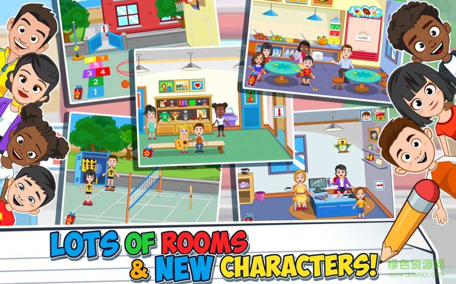 我的小鎮(zhèn)校園My Town School v1.1 安卓無限金幣版 1