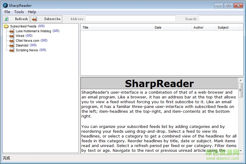 sharpreader