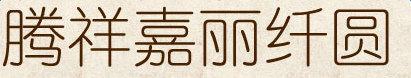 騰祥嘉麗纖圓繁體字體