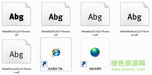 meta系列字體/