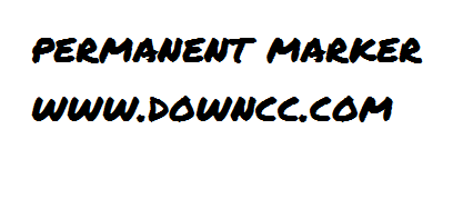 permanent marker字體