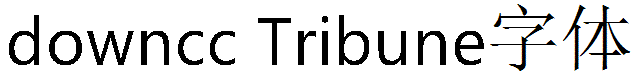 Tribune字體