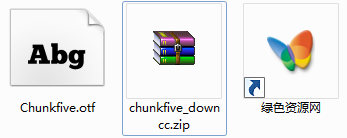 ChunkFive字體