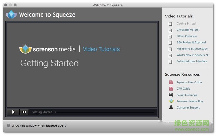 sorenson squeeze中文版