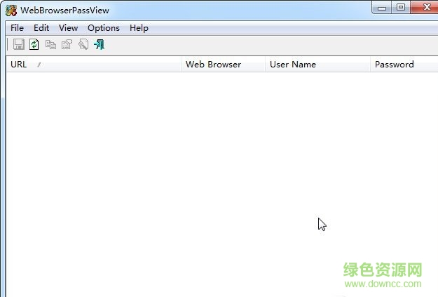 網(wǎng)頁密碼查看器webbrowserpassview v1.86 漢化綠色版 0