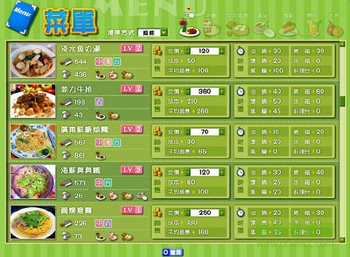 明星餐廳單機游戲 簡體中文硬盤版 1