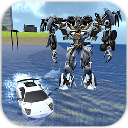 X變形機(jī)器人水下行動(dòng)(X Robot Car : Shark Water)