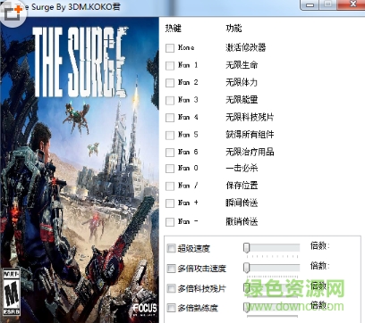 迸發(fā)游戲修改器 v1.0.1 +20中文版 0