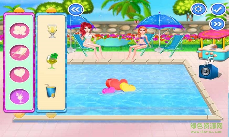女孩泳池派對(duì)游戲(Pool Party For Girls)3