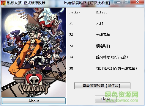 骷髏女孩五項修改器 v1.0 正式版 0