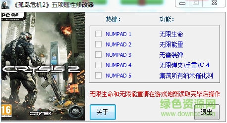 八咫烏十七項修改器 v1.2 免費版 0