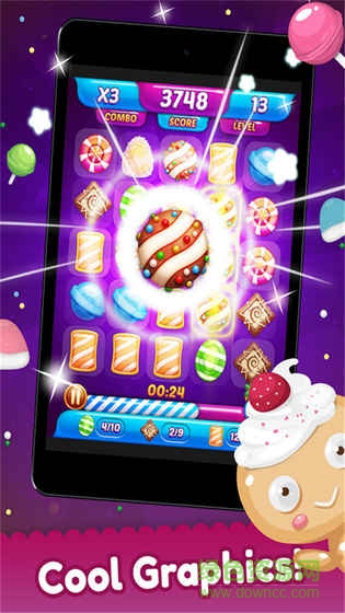 糖果消消樂全關(guān)卡解鎖版 v2.37 安卓無限道具版 1