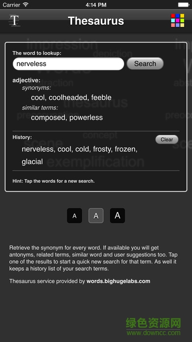 thesaurus詞典app3