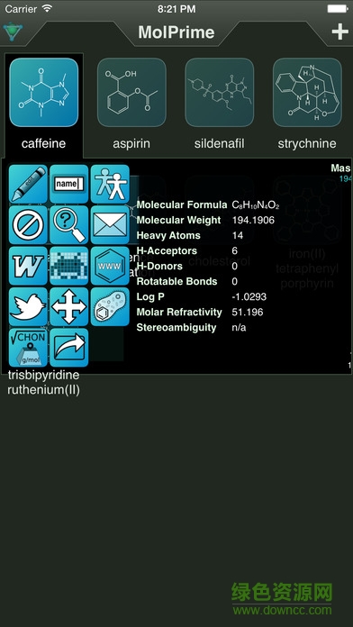 分子數(shù)據(jù)表molprime v1.0.6 安卓版 2
