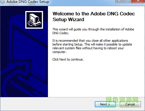 DNG解碼器下載 Adobe DNG Codec解碼器