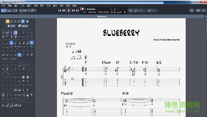 guitar pro 7 注冊(cè)碼正式版 v7.0.1 簡(jiǎn)體中文免注冊(cè)版 1