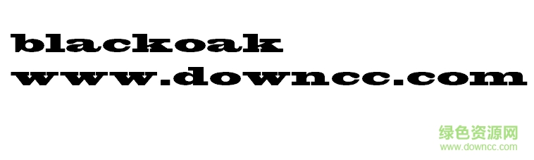 1.png blackoak字體
