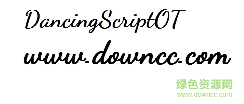 DancingScriptOT字體
