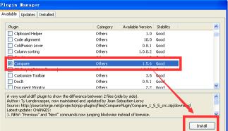 notepad compare