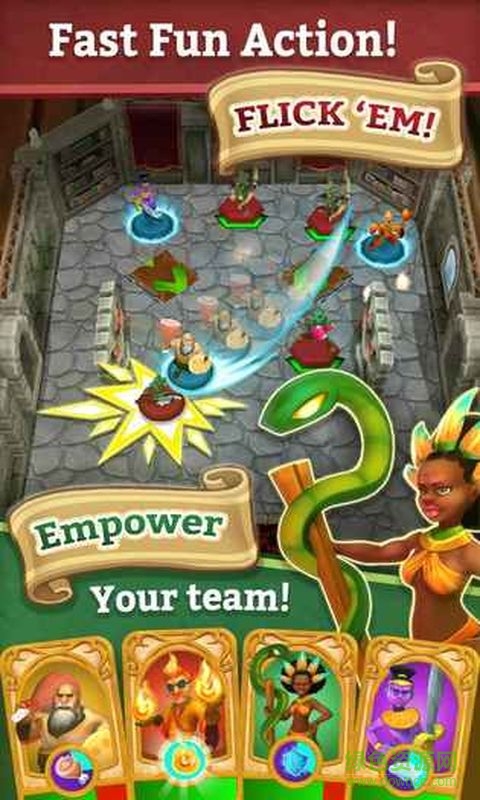 高塔碰撞英雄(Flick Heroes) v1.012 安卓版 0