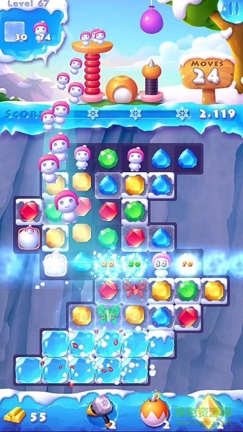 冰雪消除2游戲