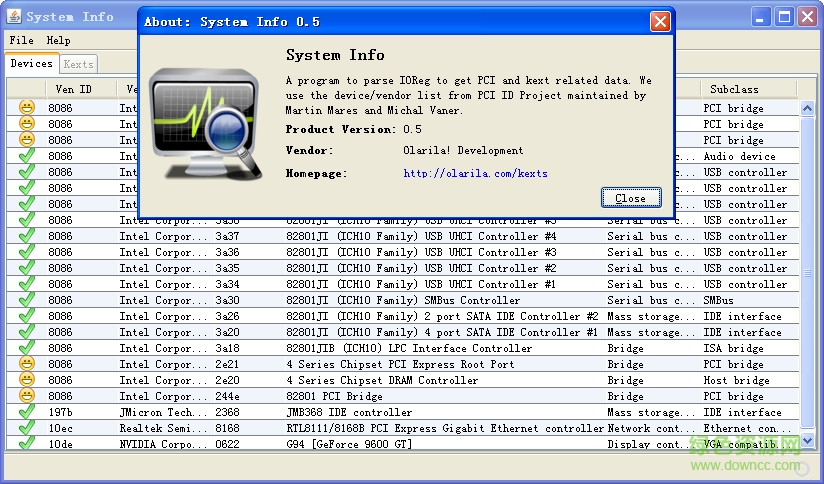 System Info for mac v0.5 綠色版 0
