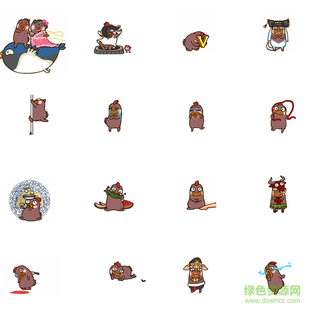小幺雞表情包全  0