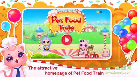 萌寵美食快車(chē)免費(fèi)金幣(PetFoodTrain) v1.4 安卓版 0
