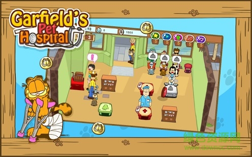 garfield pet hospital(加菲貓的寵物醫(yī)院) v1.2 安卓版 4