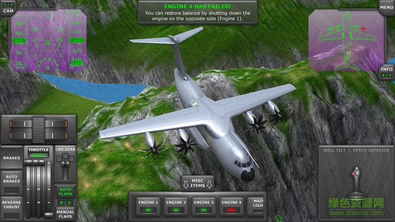 飛行模擬器3D無(wú)限金幣版 v1.0.3 安卓版 0