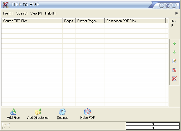 TIFF to PDF漢化版(TIFF轉(zhuǎn)PDF軟件) v3.3 免費(fèi)版 0