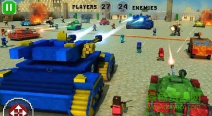 像素3D戰(zhàn)爭模擬無限金幣版(Craft Army Attack 3D)1