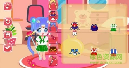 小小水手女孩裝扮游戲