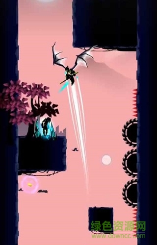 跳躍旋風(fēng)忍者手機版(Ninja Stickman Revenge) v1.0 安卓版 1