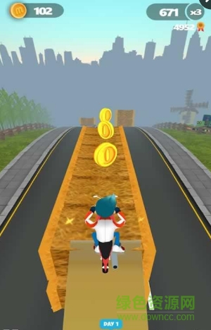 藍(lán)發(fā)的摩托之旅無限金幣版(Moto Max) v0.9.3 安卓中文版 1