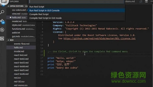 Red語言開發(fā)環(huán)境 v0.6.2 官網(wǎng)最新版 0