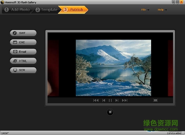 艾尼動(dòng)感相冊(Aneesoft 3D Flash Gallery) v2.4 免費(fèi)版 0