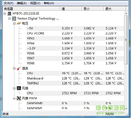 cpu溫度檢測(cè)軟件 v1.27 綠色中文版 0
