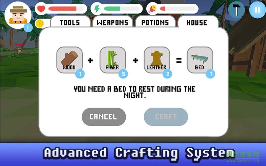 工藝島生存3d漢化版(Craft Island) v1.02 安卓版 2