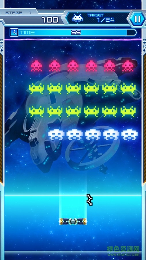 打方塊vs太空侵略者