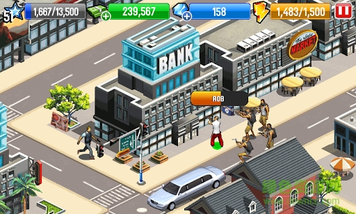 黑幫城市無(wú)限鉆石版(Gangstar City) v2.1.4 安卓漢化版 1