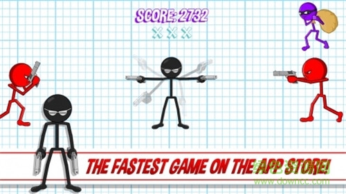槍戰(zhàn)火柴人3中文(gun stickman3) v1.0.2.2 安卓無限金幣版 3