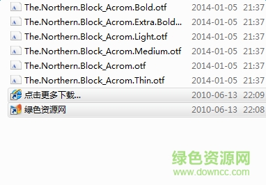 acrom字體