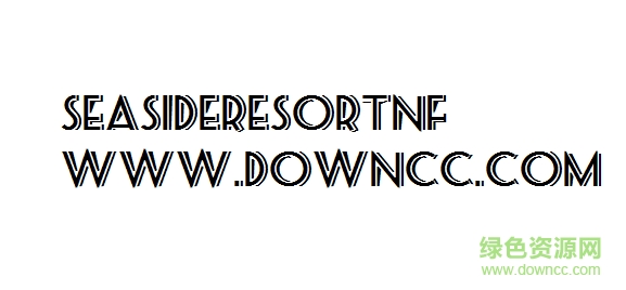 SeasideResortNF字體