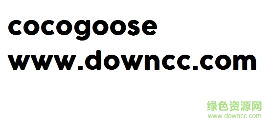 cocogoose字體