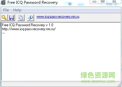 Free ICQ Password Recovery(免費密碼恢復(fù)軟件) v2.0 英文綠色免費版 0