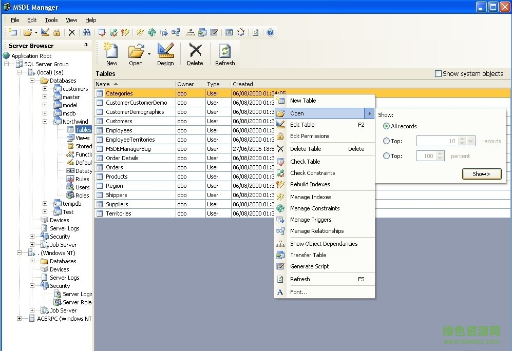 MSDE Manager免費版
