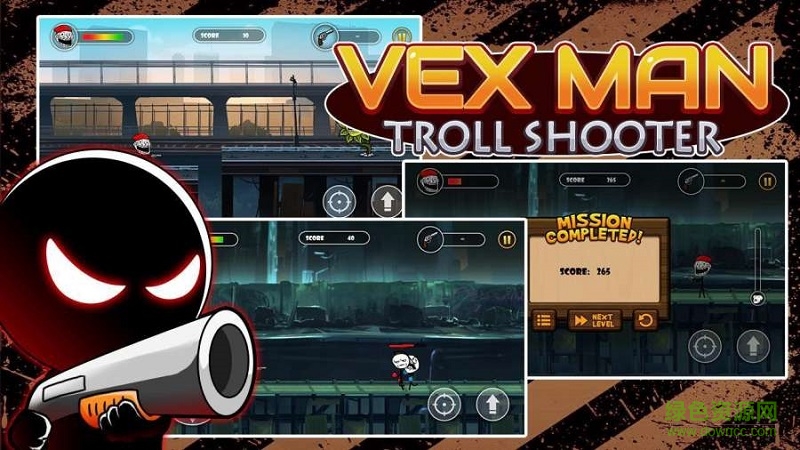 巨魔射手火柴人跑酷射擊2(Vex Fire 2) v1.0 安卓版 1